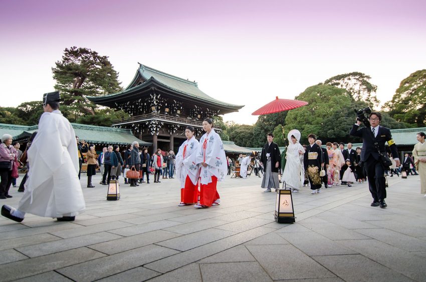 Matrimonio al Meiji Jingu