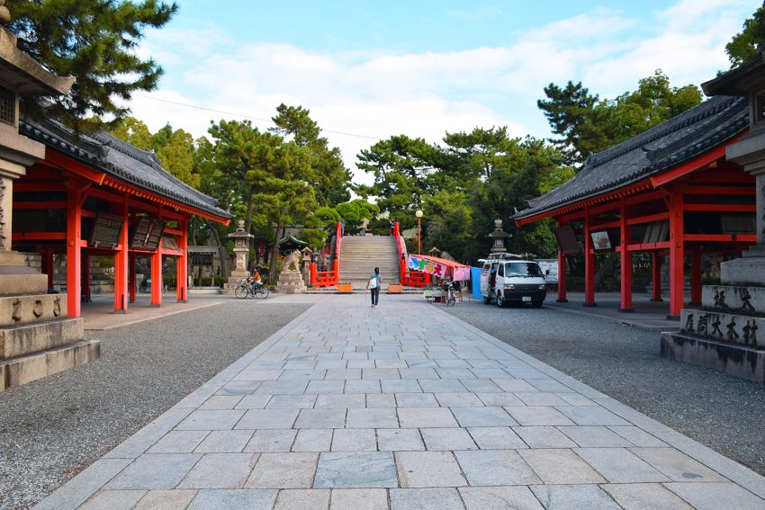 Grande santuario Sumiyoshi Taisha